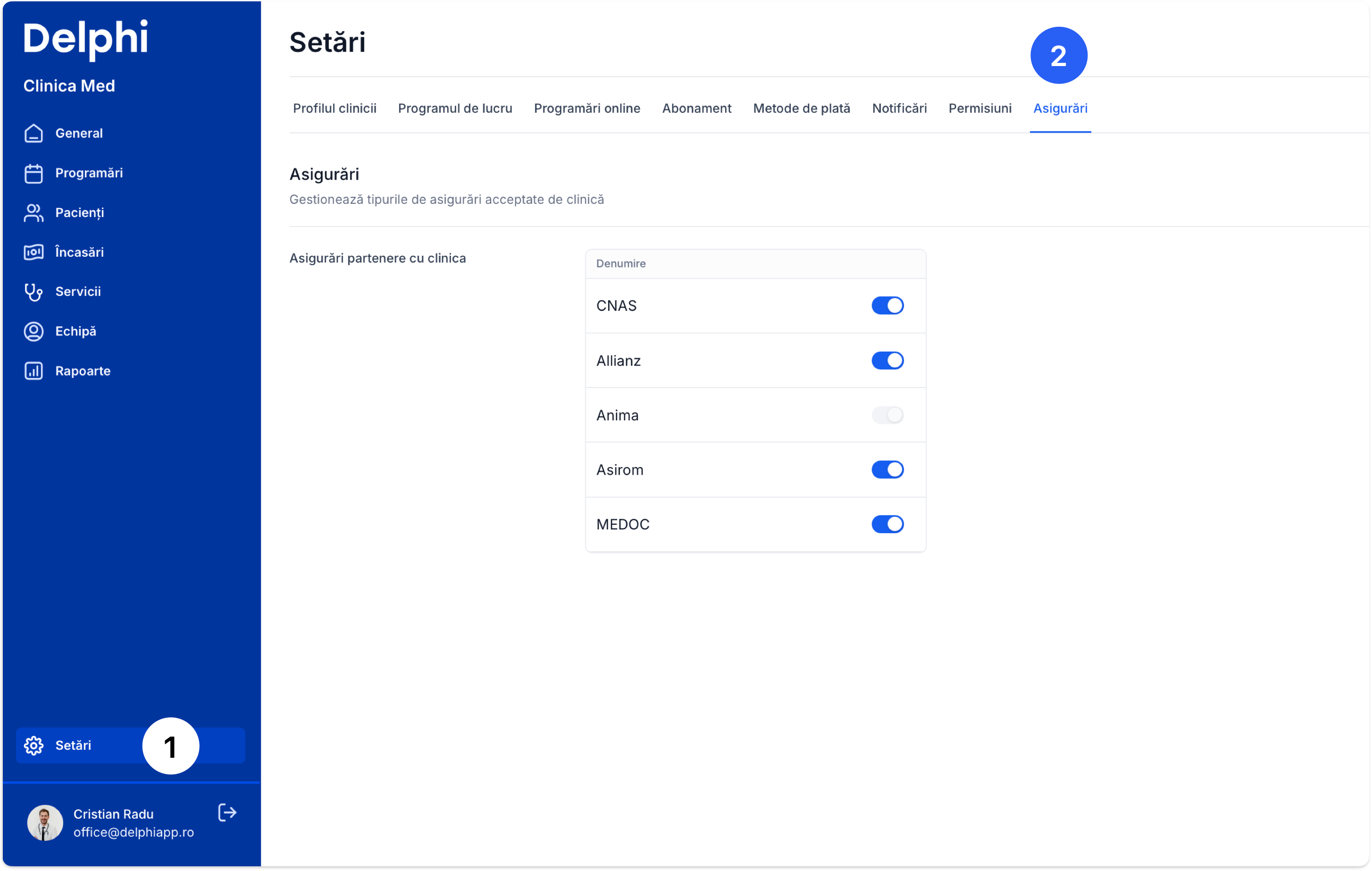 Cum selectez asigurătorii disponibili